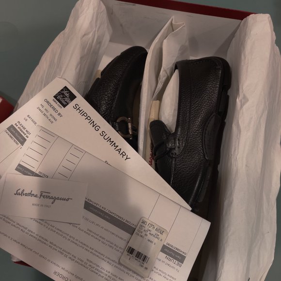 Salvatore Ferragamo Six II Leather Moccasins main image 5